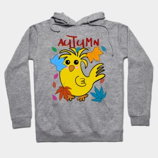 Chicken Autumn Fall Hoodie